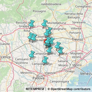 Mappa Via Boscalto, 31023 Resana TV, Italia (8.72067)