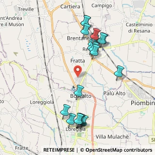 Mappa Via Boscalto, 31023 Resana TV, Italia (2.186)
