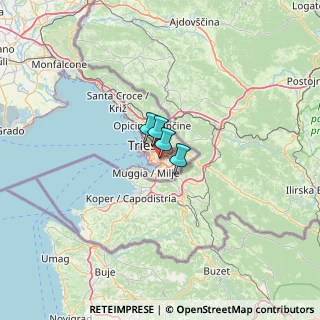Mappa Via Flavia, 34133 Trieste TS, Italia (46.42357)