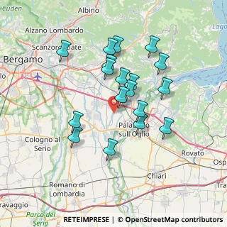 Mappa Strada Provinciale, 24060 Palosco BG, Italia (6.33722)