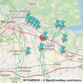 Mappa Strada Provinciale, 24060 Palosco BG, Italia (7.47833)