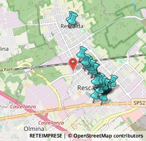 Mappa Via Olona, 20027 Rescaldina MI, Italia (0.821)
