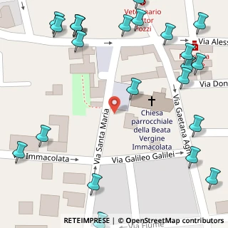 Mappa Viale Santa Maria, 20811 Cesano Maderno MB, Italia (0.09583)