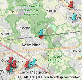 Mappa Via Nazario Sauro, 20027 Rescaldina MI, Italia (3.44385)