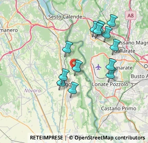 Mappa Via Sonzini Moiolo, 28047 Oleggio NO, Italia (6.71462)