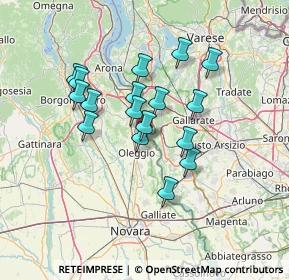 Mappa Via Sonzini Moiolo, 28047 Oleggio NO, Italia (11.28882)