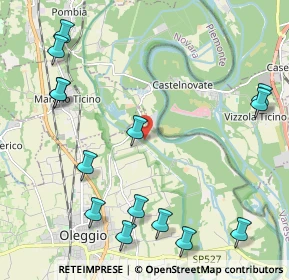 Mappa Via Sonzini Moiolo, 28047 Oleggio NO, Italia (2.71429)