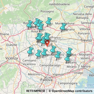 Mappa Via Barichella, 35018 San Martino di Lupari PD, Italia (11.46667)