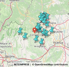 Mappa Contrada Ciocchi, 36078 Valdagno VI, Italia (10.6495)