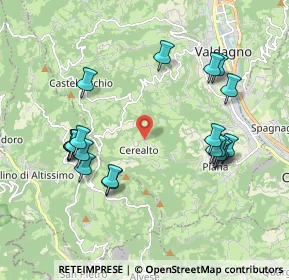 Mappa Contrada Ciocchi, 36078 Valdagno VI, Italia (2.039)