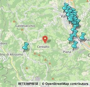 Mappa Contrada Ciocchi, 36078 Valdagno VI, Italia (2.7605)