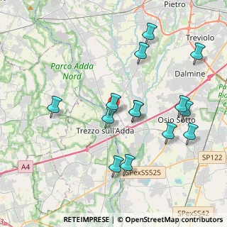Mappa Via S. Rocco, 24042 Capriate San Gervasio BG, Italia (4.06286)