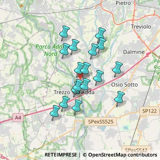 Mappa Via S. Rocco, 24042 Capriate San Gervasio BG, Italia (2.94059)