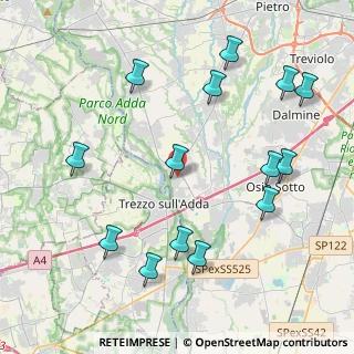 Mappa Via S. Rocco, 24042 Capriate San Gervasio BG, Italia (4.73286)