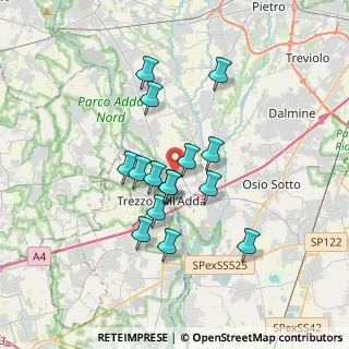 Mappa Via S. Rocco, 24042 Capriate San Gervasio BG, Italia (2.852)