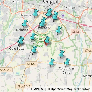 Mappa 24040 Comun Nuovo BG, Italia (4.10947)