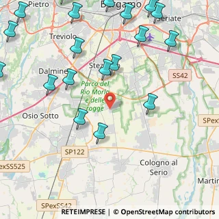 Mappa 24040 Comun Nuovo BG, Italia (5.96368)
