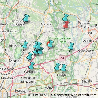 Mappa Via Tonale, 20882 Bellusco MB, Italia (7.43412)