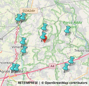 Mappa Via Tonale, 20882 Bellusco MB, Italia (4.84455)