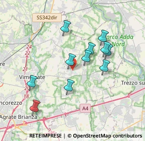 Mappa Via Tonale, 20882 Bellusco MB, Italia (3.28727)