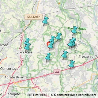 Mappa Via Tonale, 20882 Bellusco MB, Italia (3.21154)