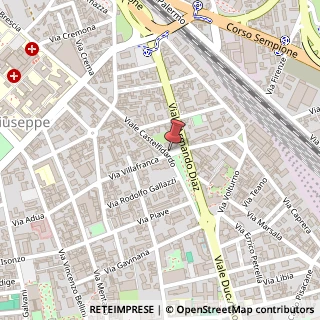 Mappa Via Milano, 35, 22077 Busto Arsizio, Varese (Lombardia)