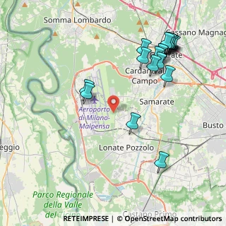 Mappa 21010 Ferno VA, Italia (4.68947)