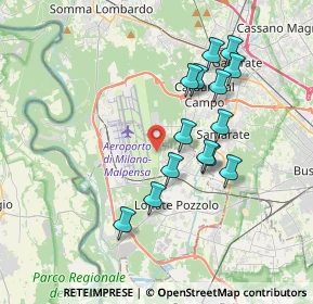 Mappa 21010 Ferno VA, Italia (3.385)