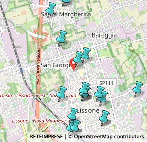 Mappa Via M. Riva, 20851 Lissone MB, Italia (1.201)