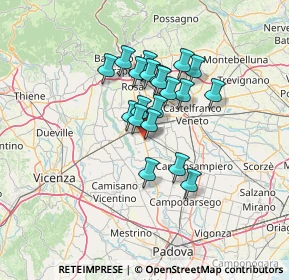 Mappa Via Salvo D'Acquisto, 35013 Cittadella PD, Italia (9.794)