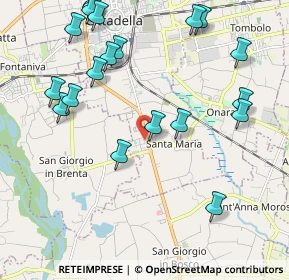 Mappa Via Salvo D'Acquisto, 35013 Cittadella PD, Italia (2.471)