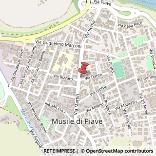 Mappa Via Martiri, 63, 30024 Musile di Piave, Venezia (Veneto)