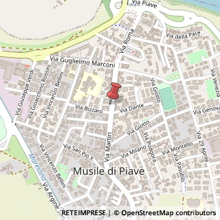 Mappa Via Martiri, 45, 30024 Musile di Piave, Venezia (Veneto)