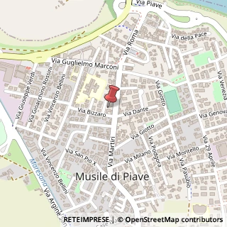 Mappa Via Martiri, 46, 30024 Musile di Piave, Venezia (Veneto)