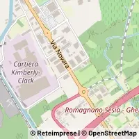 Mapa Romagnano Sesia