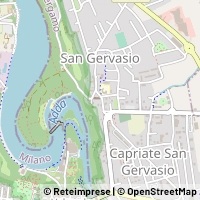 Kartta Capriate San Gervasio