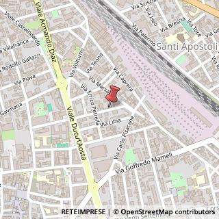 Mappa Via Generale Antonio Cantore, 7, 21052 Busto Arsizio, Varese (Lombardia)