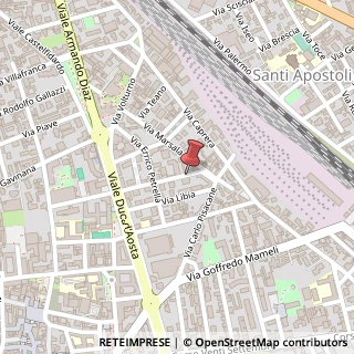 Mappa Via Cantore Antonio Generale, 10, 21052 Busto Arsizio, Varese (Lombardia)