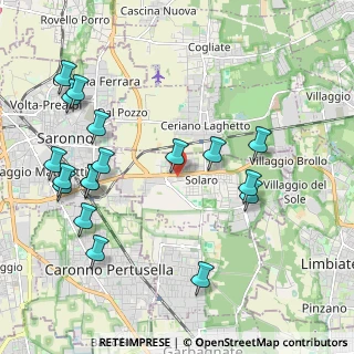 Mappa Via Cascina Maria, 20033 Solaro MI, Italia (2.35333)
