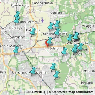 Mappa Via Cascina Maria, 20033 Solaro MI, Italia (2.285)