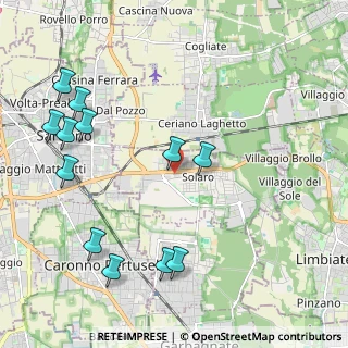 Mappa Via Cascina Maria, 20033 Solaro MI, Italia (2.4775)