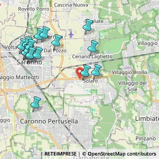 Mappa Via Cascina Maria, 20033 Solaro MI, Italia (2.58667)