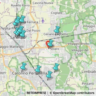 Mappa Via Cascina Maria, 20033 Solaro MI, Italia (2.61929)