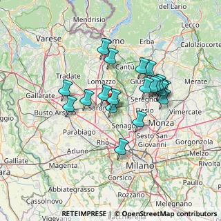 Mappa Via Cascina Maria, 20033 Solaro MI, Italia (11.806)