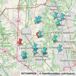 Mappa Via Cascina Maria, 20033 Solaro MI, Italia (4.28733)