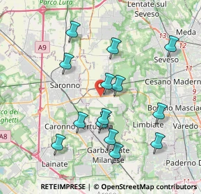 Mappa Via Cascina Maria, 20033 Solaro MI, Italia (3.81286)