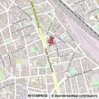 Mappa Via Giovanni Battista Pergolesi, 2, 21052 Busto Arsizio, Varese (Lombardia)
