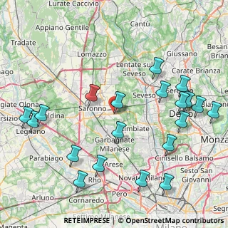 Mappa Via G. Mazzini, 20033 Solaro MI, Italia (9.9445)