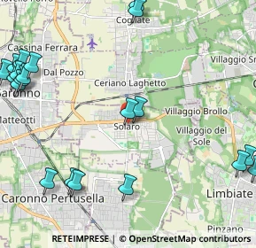 Mappa Via G. Mazzini, 20033 Solaro MI, Italia (3.082)