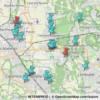 Mappa Via G. Mazzini, 20033 Solaro MI, Italia (2.3315)